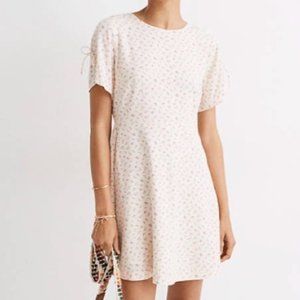 Madewell Tie Sleeve Retro Dress in Dutch Dandelion